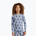 Children's thermal sweatshirt Icebreaker Merino 200 Oasis Crewe Bear Tour Zinc Blue/Aop 4