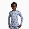 Children's thermal sweatshirt Icebreaker Merino 200 Oasis Crewe Bear Tour Zinc Blue/Aop 8