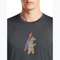 Men's icebreaker Merino 150 Tech Lite Bear Tour obsidian T-shirt 4