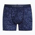 Men's thermal boxers Icebreaker Merino 150 Anatomica Moss Bloom midnight navy/aop