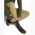 Men's socks Icebreaker Merino Hike+ Ultralight Quarter dark loden/sphagnum 4