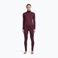 Women's thermal trousers Icebreaker Merino 200 Oasis High Rise Leggins dark berry 2