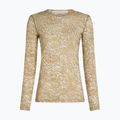 Women's longsleeve icebreaker Merino 200 Oasis Crewe Moss Bloom cumin/undyed/aop 7