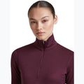 Women's thermal sweatshirt Icebreaker 200 Oasis LS Half Zip dark berry 6