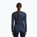 Women's longsleeve icebreaker Merino 200 Oasis Crewe Moss Bloom navy/dawn/aop 3
