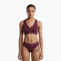 Thermal sports bra icebreaker Merino 125 Cool-Lite Sprite Racerback dark berry 2