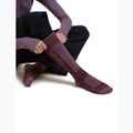 Women's ski socks Icebreaker Merino Ski+ Ultralight OTC berry/grey plum/zinc blue 4