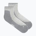 Women's socks Icebreaker Merino Hike+ Light Mini blizzard heather/alloy
