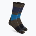 Smartwool Everyday Blocked Stripe Crew green-blue trekking socks SW001940D11