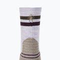 Women's trekking socks Smartwool Hike Light Cushion Tube Stripe Crew purple eclipse 3