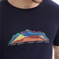 Men's Icebreaker Tech Lite II 7 Mountain Tops trekking shirt navy blue IB0A56VE4011 3