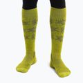 Men's Icebreaker Ski+ Light OTC Ski Heritage bio lime/loden socks 2