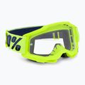 100% Accuri 2 fluo/yellow/clear cycling goggles