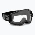 Children's cycling goggles 100% Strata 2 Junior 50031-00001 black/clear