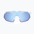 100% Hypercraft SQ soft tact white/hyper blue multilayer sunglasses 2