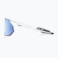 100% Hypercraft SQ soft tact white/hyper blue multilayer sunglasses 3