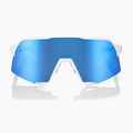 Sunglasses 100% S3 matte white/hyper blue multilayer mirror 2