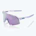 Sunglasses 100% S3 polished translucent lavender/ hyper lavender mirror