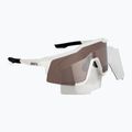 100% Speedcraft matte white/hyper silver mirror cycling goggles 60007-00006