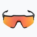 Cycling goggles 100% Speedcratf Soft tact black/hyper red multilayer mirror 60007-00008 4