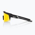 100% Speedcraft SL soft tact black/hiper red multilayer mirror sunglasses 3