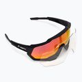 Cycling goggles 100% Speedtrap soft tact black/red multilayer mirror 60012-00004