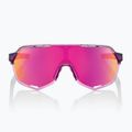 Sunglasses 100% S2 polished translucent grey/purple multilayer mirror 2