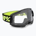 100% Strata 2 solar eclipse/clear cycling goggles