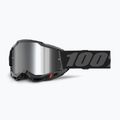 Bike goggles 100% Accuri 2 black/silver mirror
