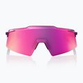 Sunglasses 100% Aerocraft gloss purple chrome/purple mirror 4