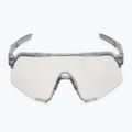 100% S3 polished translucent grey/rose gold mirror photochromic sunglasses 3