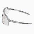 100% S3 polished translucent grey/rose gold mirror photochromic sunglasses 4