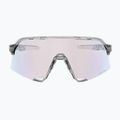 100% S3 polished translucent grey/rose gold mirror photochromic sunglasses 8