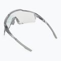 100% Speedcraft sunglasses polished translucent grey/rose gold mirror photochromes 2