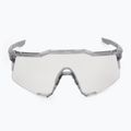 100% Speedcraft sunglasses polished translucent grey/rose gold mirror photochromes 3