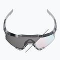 100% Speedcraft sunglasses polished translucent grey/rose gold mirror photochromes 4