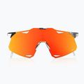 100% Hypercraft black chrome/hiper red mirror sunglasses 2