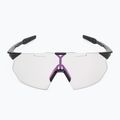 100% Hypercraft SQ gloss black/photochromic purple mirror sunglasses 3