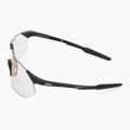 100% Hypercraft SQ gloss black/photochromic purple mirror sunglasses 4