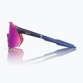 Sunglasses 100% Hypercraft XS satin storm metallic/purple mirror 2
