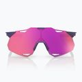 Sunglasses 100% Hypercraft XS satin storm metallic/purple mirror 4