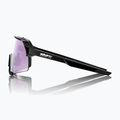 Sunglasses 100% S3 polished black/ hyper polarized lavender mirror 3