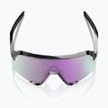 Sunglasses 100% S3 polished black/ hyper polarized lavender mirror 4