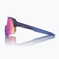 Sunglasses 100% S3 satin storm metallic/purple mirror 2