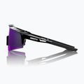 100% Speedcraft SL polished black/hyper polarised lavender mirror sunglasses 4
