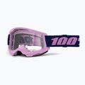 Bike goggles 100% Strata 2 purple/clear