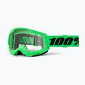 Bike goggles 100% Strata 2 neon green/clear