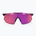 Sunglasses 100% Hypercraft SQ satin storm metallic/purple mirror 4