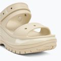 Women's Crocs Mega Crush bone sandals 8