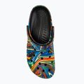 Women's Crocs Baya Seasonal Printed Clog black/multi slides 6